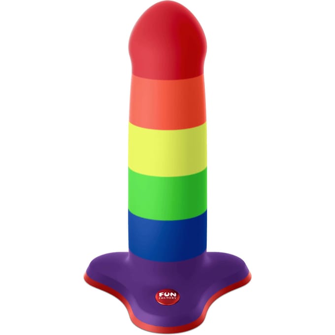 Fun Factory - Amor - Dildo met zuignap - Regenboog kleuren - Pride edition