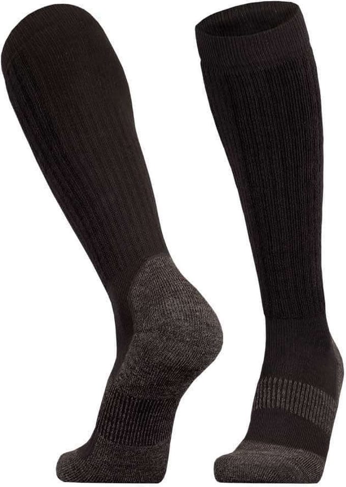 UphillSport Operator Tactical Sokken Merino Bamboe Dik Zwart Unisex Sock Knee