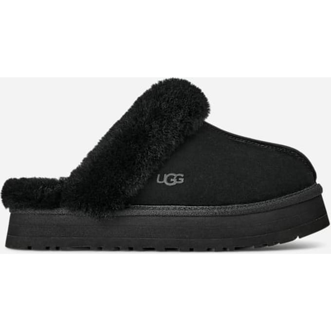 UGG® Disquette for Women in Black, Size 3, Suede/Polyester