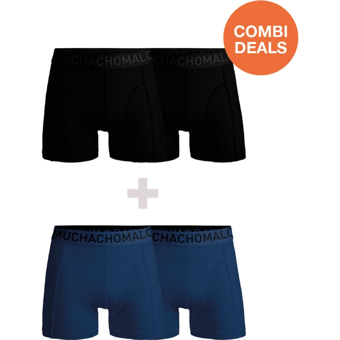 Muchachomalo Boxershort Heren – 4 Pack – Microfiber – Sport Ondergoed – Kleding – Heren Ondergoed – Sneldrogend – Onderbroeken Heren