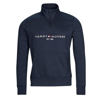 Tommy Hilfiger - Zipper Pullover Donkerblauw - Maat S - Regular-fit