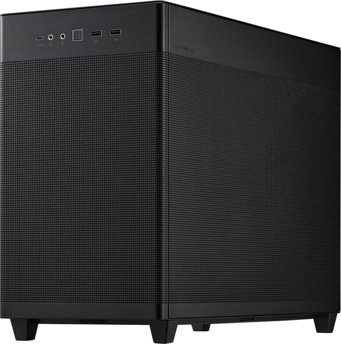 ASUS Prime AP201 - PC Behuizing - Tower Small form factor - Micro ATX - Mini ITX - Zwart