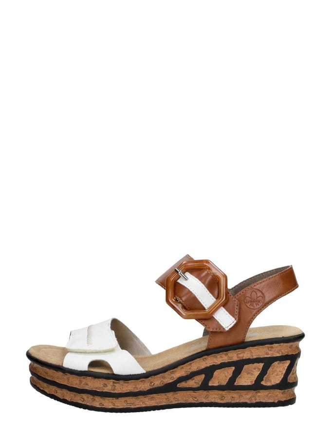 Rieker Sandalen wit Synthetisch - Dames - Maat 36