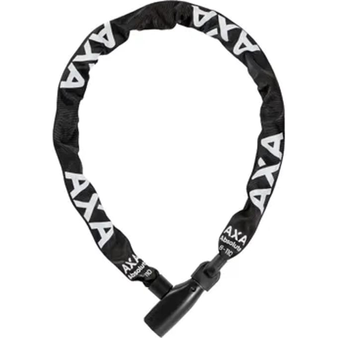 Axa Kettingslot Absolute - Zwart - Lengte 110cm Ø8mm