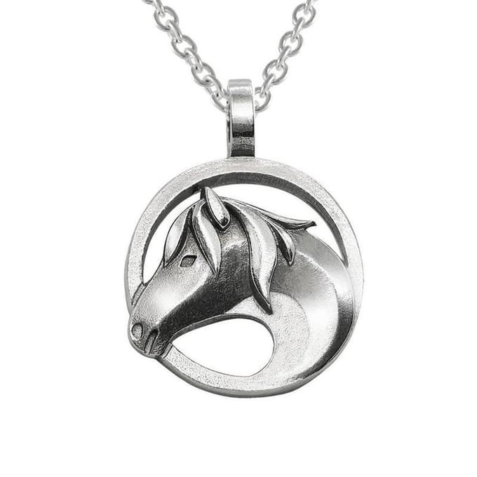 AuBor ®. Zilveren hanger. Finse Paard