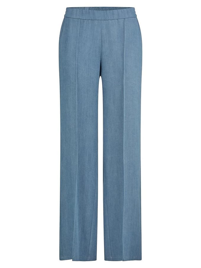 Wide Fit-broek Van Peter Hahn denim