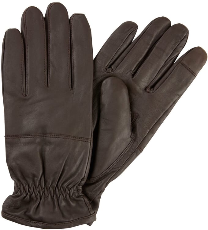 camel active Leren handschoenen - Maat menswear-M - Donkerbruin