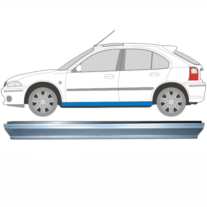 Reparatie dorpel voor Rover 25 200 MG ZR 1995-2005 / Links