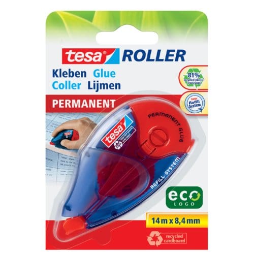 tesa Lijmroller ROLLER Permanent ecoLogo® 8.4 mm 14 m Permanent hechtend Navulbaar: Ja 59151-00002-06 1 stuk(s)