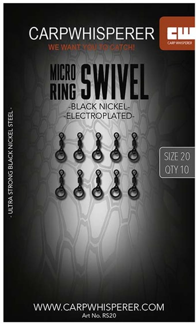 Carp Whisperer - Micro Ring Swivel (10st)