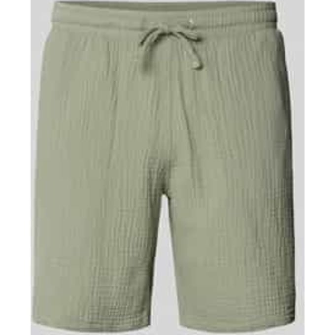 Korte broek met structuurpatroon model 'AIDEN'