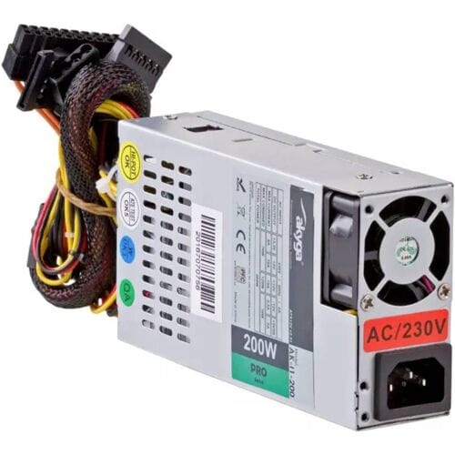 Akyga Pro Series Voeding - 200 Watt - 40 mm - ATX - 80 Plus ja