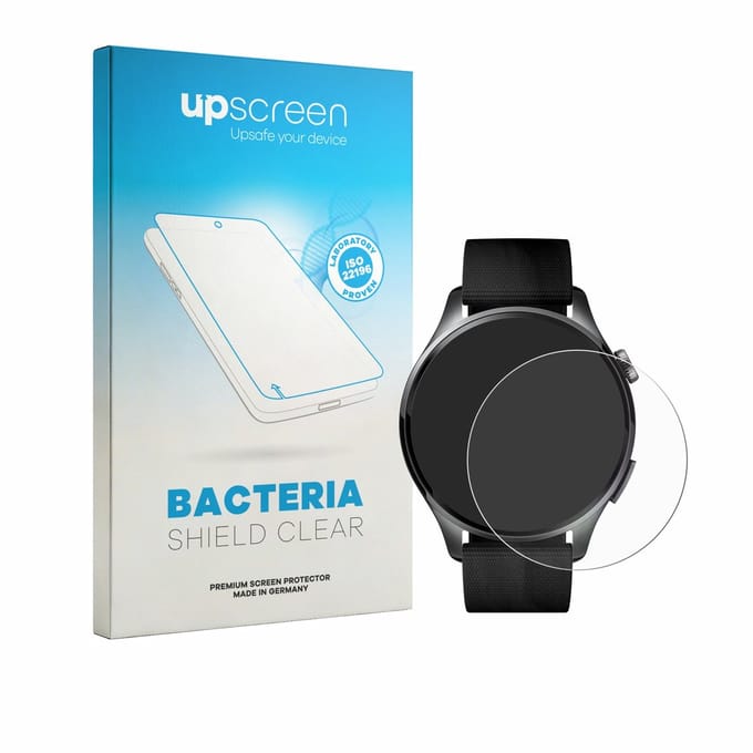 upscreen - Screenprotector voor Xiaomi Watch 5 (47 mm) - Folie Beschermfolie transparant antibacterieel