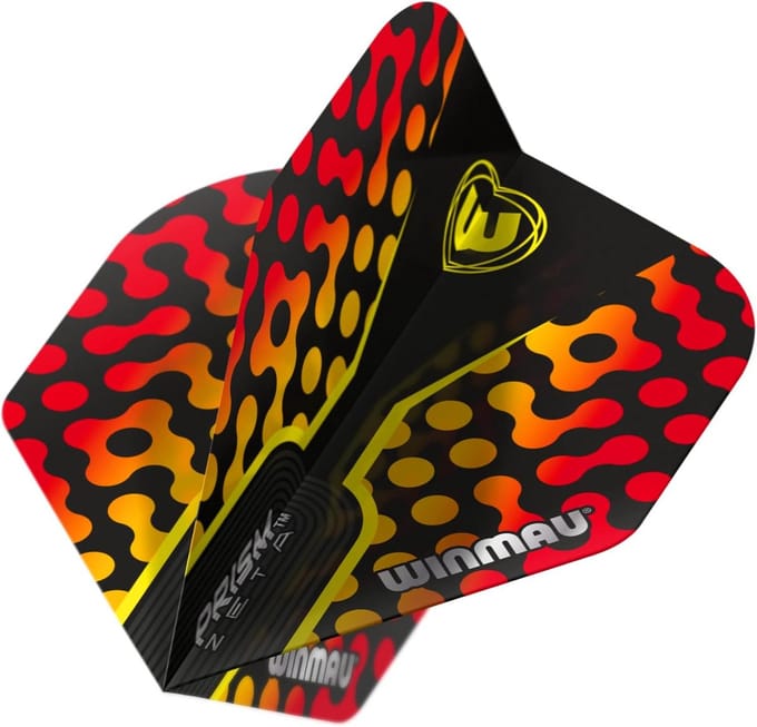 Set Professionele Dartpijlen Flights Transparant Kleuren Inclusief 3 Stuks