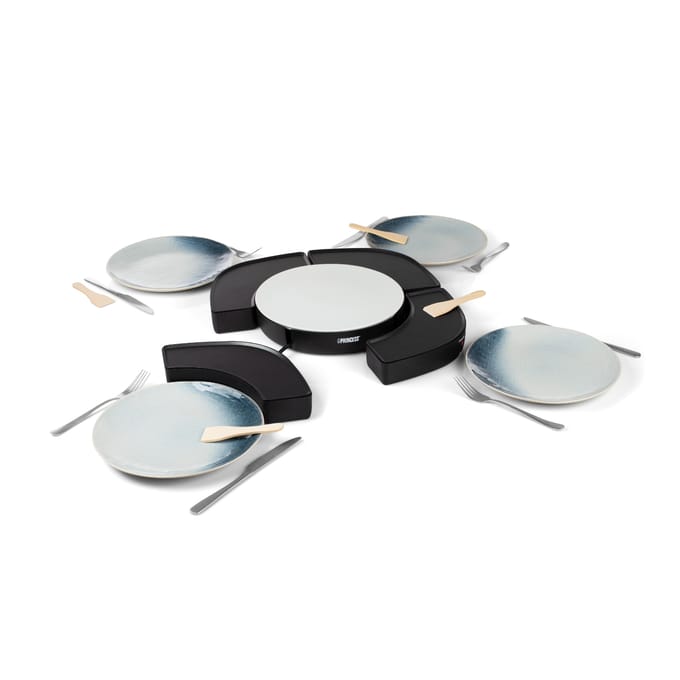 Princess Dinner4All Circle 103070 - Gourmetstel - Grill & Bakplaat - 4 Personen - Extra lang 2 meter snoer