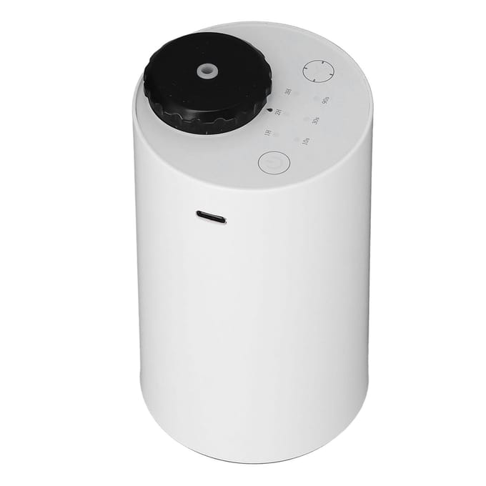 Diffuseur de parfum sans eau, automatique et silencieux, avec minuterie, pour chambre à coucher et salon noir
