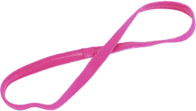 Cabantis Elastische Anti-Slip Haarband|Yoga|Haarband|Stretch|Anti-slip|Rubber|Elastiek|Roze