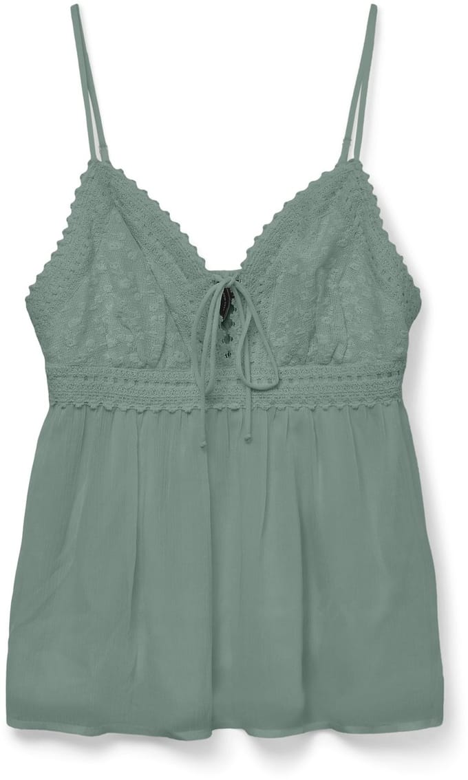 VERO MODA - VMDINA DETAIL SINGLET WVN EXP GA SB2 - Dames - Blouses