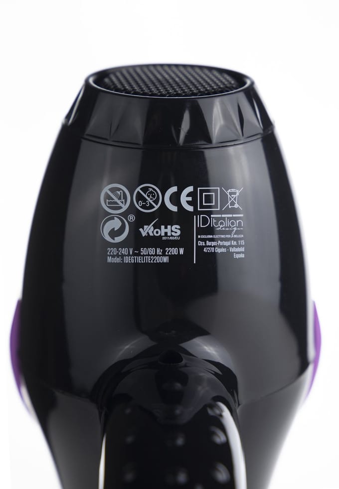 ITALIAN DESIGN ELECTRICAL ITEMS HAARDROGER 2200W ION ELITE (NIEUW)