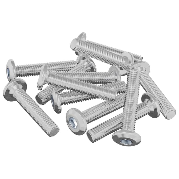 vidaXL Kopvergrendelingsschroef 2647 pcs Zilver Staal