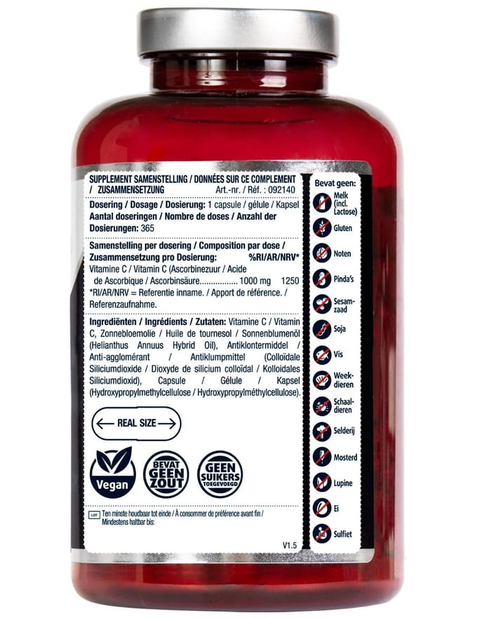 Lucovitaal Super Vitamine C 1000 mg 365 Capsules 365g