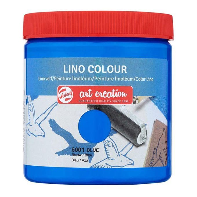 Talens Art Creation linoverf 250ml - Blauw - linoleum - blockprint