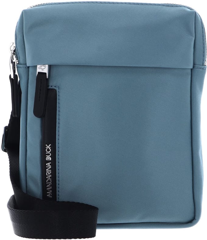 MANDARINA DUCK Schoudertas Hunter Crossover Bag Smoke Blue Lichtblauw