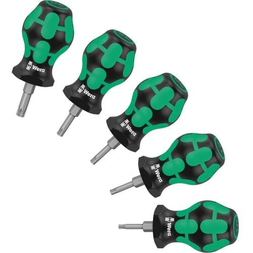 Wera Stubby Set TX 1 Schroevendraaierset Werkplaats 5-delig