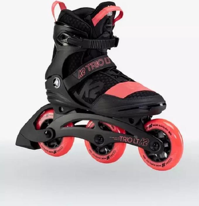 K2 Skate Trio Lt 100 Inline Skates Zwart EU 37