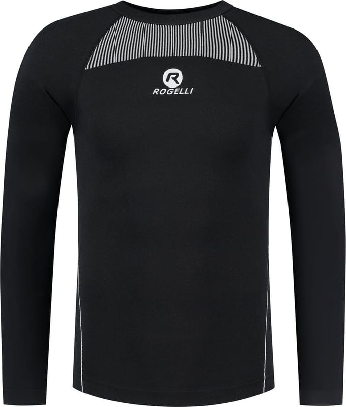 Rogelli - Maat L/XL Core 2-pack Ondershirt - Lange Mouwen - Unisex - Zwart