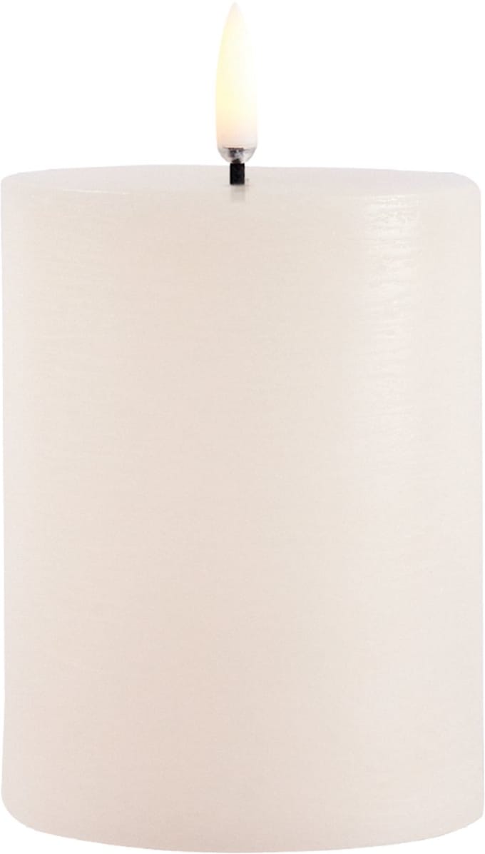 Uyuni Led Rustieke Kaars Vanille - 7,8x10cm