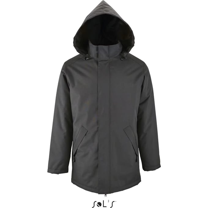 SOL'S Unisex Jacket With Padded Lining Robyn L02109 - Charcoal Grey (Solid) - 3XL