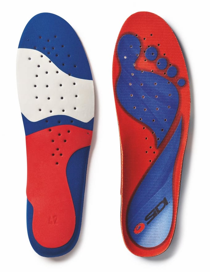 MEMORY INSOLE - Nr 98 RED/BLUE - Unisex - maat 43