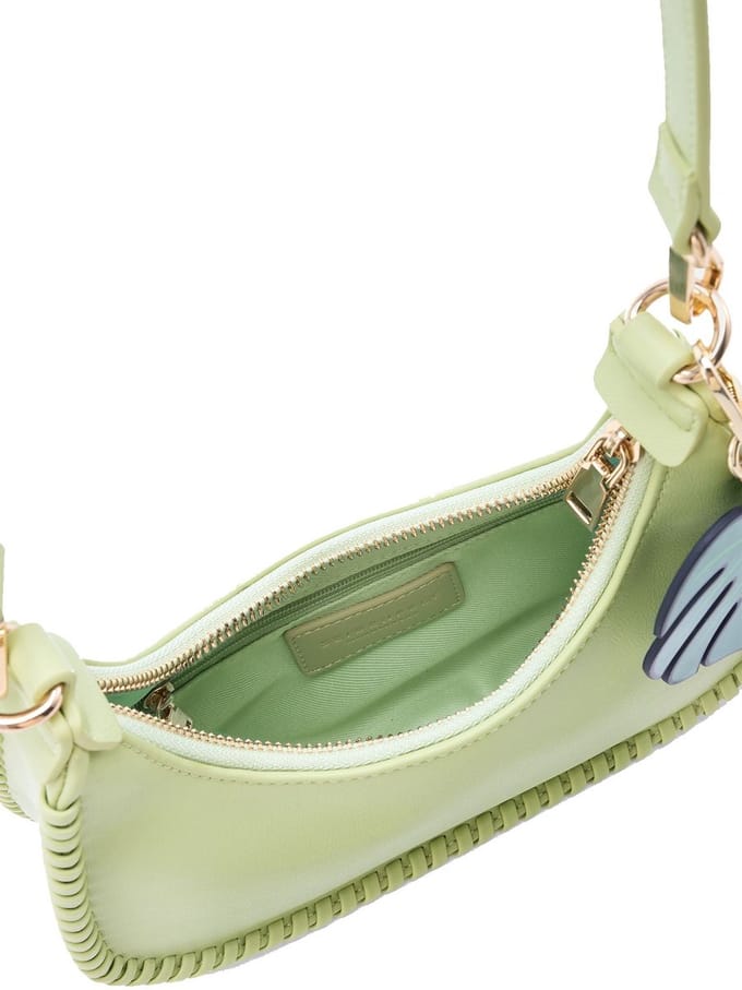 SEIDENFELT MANUFAKTUR schoudertas Liljendal Shoulder Bag Matcha Green Lichtgroen