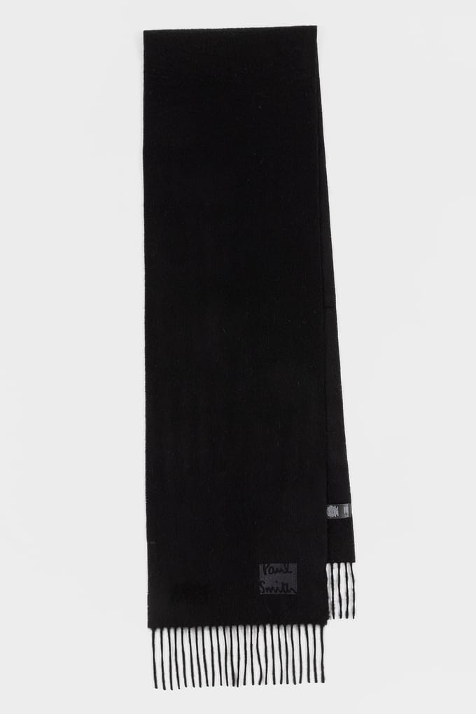 Paul Smith Scarf Cashmere Logo Black Taglia: OS | Sciarpe Outlet | Uomo | Nero
