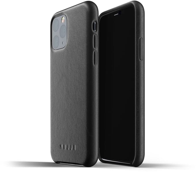 Mujjo Full Leather Case for iPhone 11 Pro - Zwart