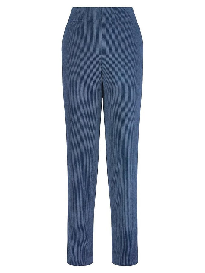 Straight Fit-cordbroek steekzakken Van DAY.LIKE blauw
