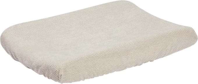 Yumeko aankleedkussenhoes mini dots wit zand 50x70