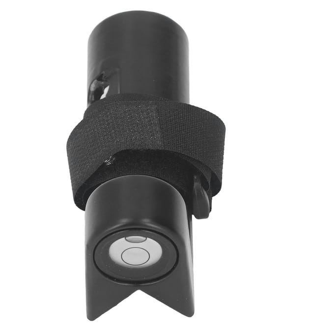 Verstelbare Graadstok Waterpas Aluminium Haakse Waterpas Torenliniaal Waterpas voor Meting black