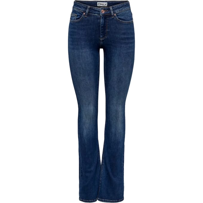 Only Onlblush mid flared dnm tai021 noos blue denim