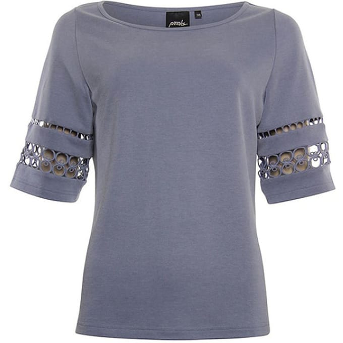 Poools Top 413172 jeans blue