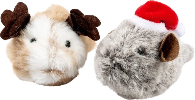 Duvo+ Kerst Fluffy Muis Multicolour 1.5x9x5.5cm