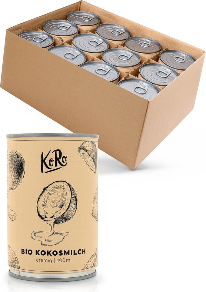 KoRo | Bio kokosmelk 12 x 400 ml