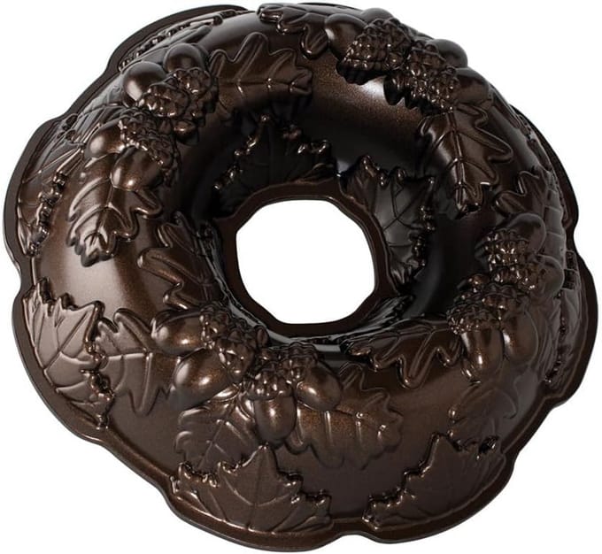 Herfstkrans Bundt Bakvorm voor Taarten - 10 Kop Capaciteit