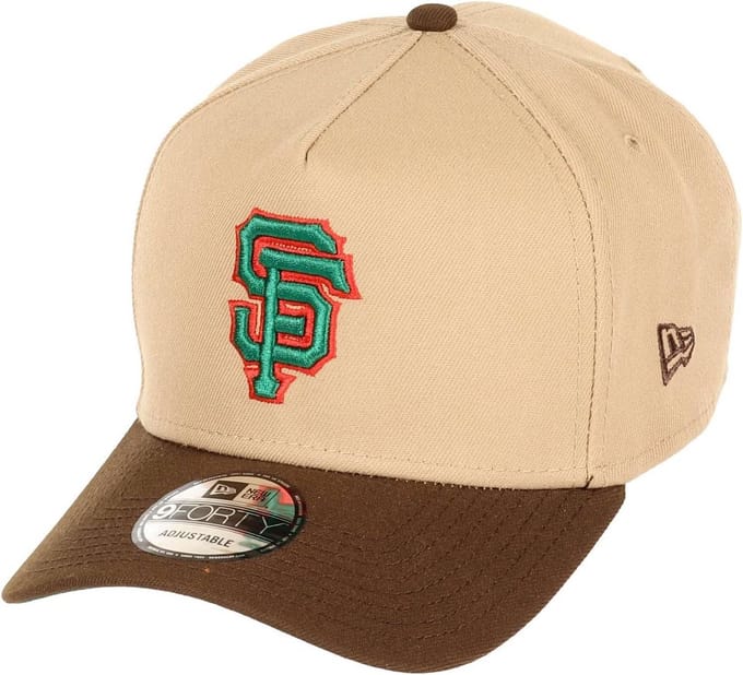 Verstelbare Baseball Pet voor Volwassenen - Beige MLB Team Logo Hoed