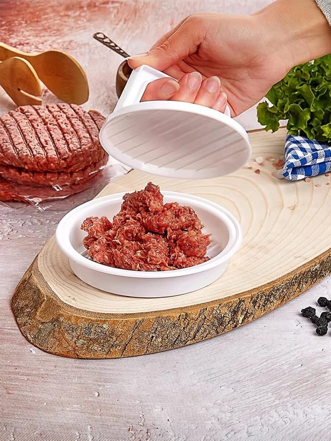 1 st Hamburger Pers, Gevulde Burger Pers, Vlees Grill Party BBQ Burger Maker Mould, Keuken Tool Accessoire, Hamburger Maker Machine