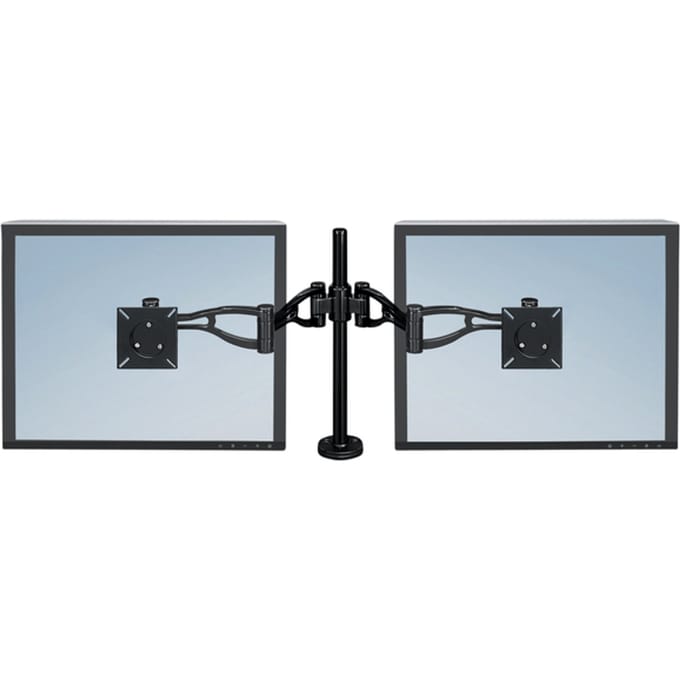 Monitorarm Fellowes Vista dubbel zwart