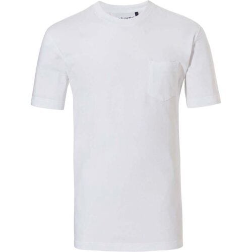 T-shirt Pastunette - Ronde hals - Wit - Katoen - Maat L