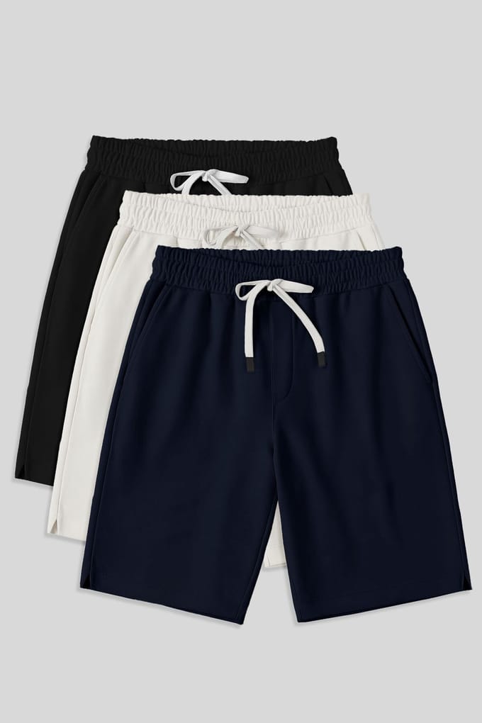 Heren Katoenmix Jersey Shorts