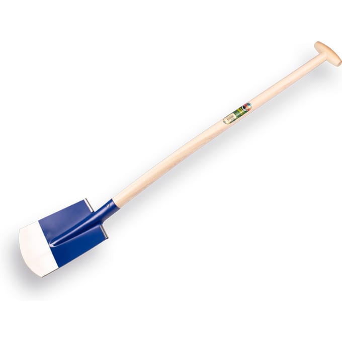 Hobbyspade blauw | met opstap | T-steel 95 cm